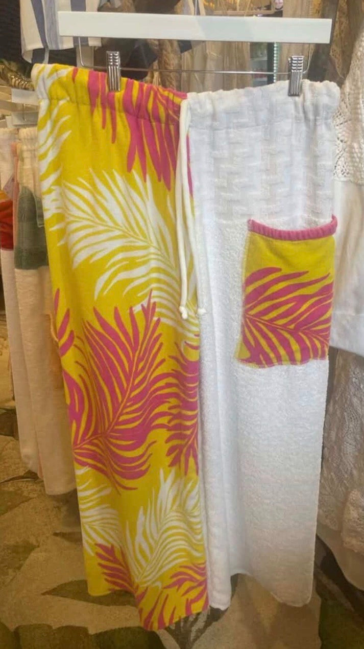Upcycled towel Pants