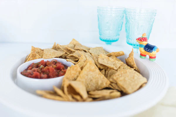 Chip and Dip Melamine Tray- NF