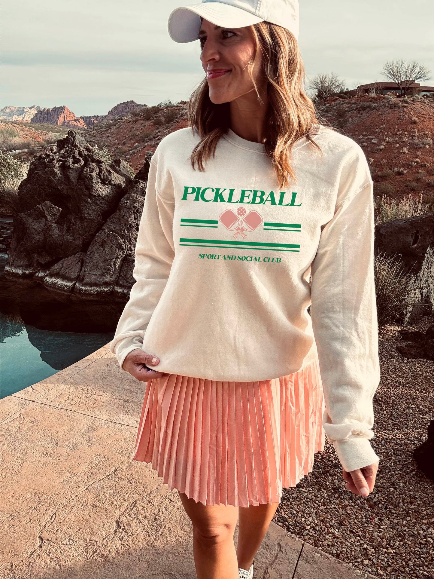 Pickleball fleece sweatshirt