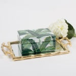 Gold Bamboo Vanity Tray