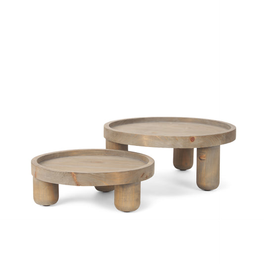 Virve Round Wooden Tray