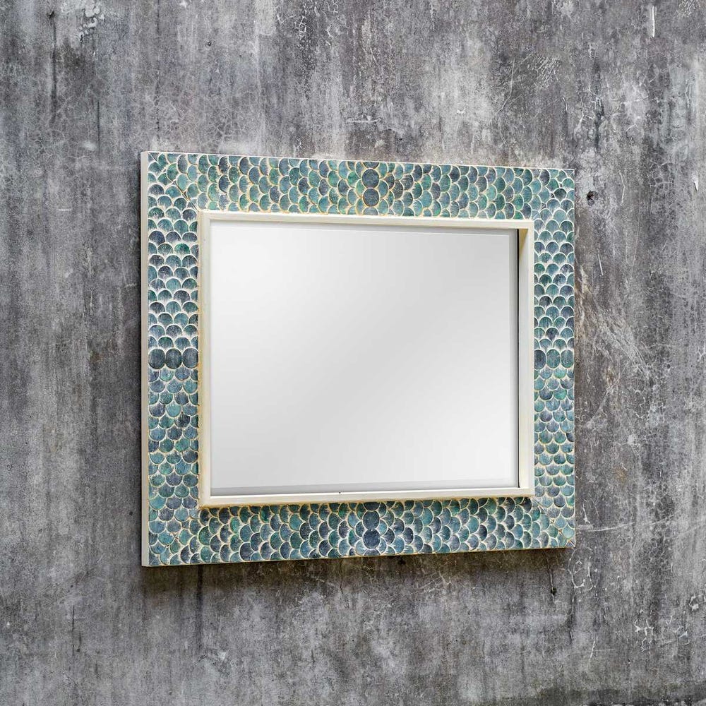 Mermaid Scale Rectangle Mirror