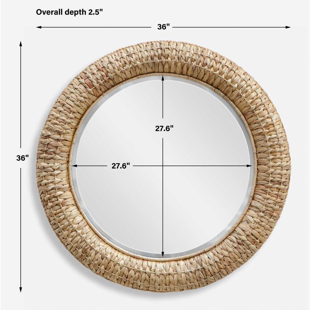 Seagrass Round MIrror