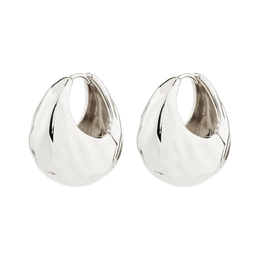 Silver-Gold plated hoops