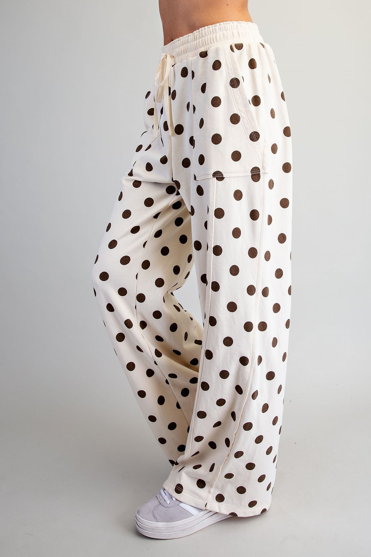Mineral Washed Polka Dot Sweatpants