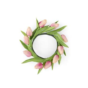 10 Inch  Real Touch Mini Tulip Candle Ring