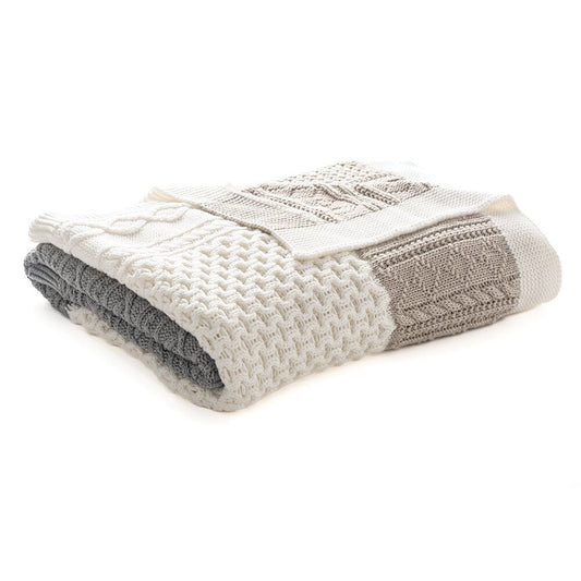 Bichon Taupe Throw