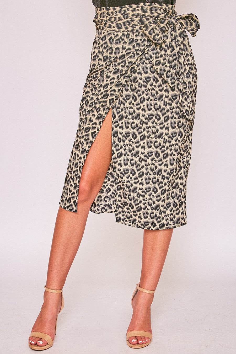 Leopard Wrap Skirt