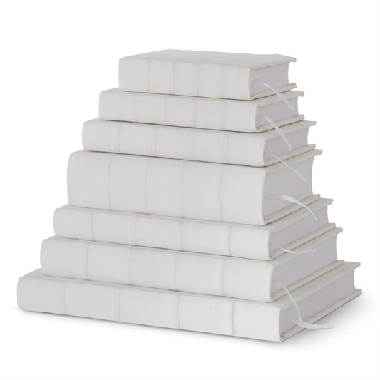 White Cotton Canvas Journal