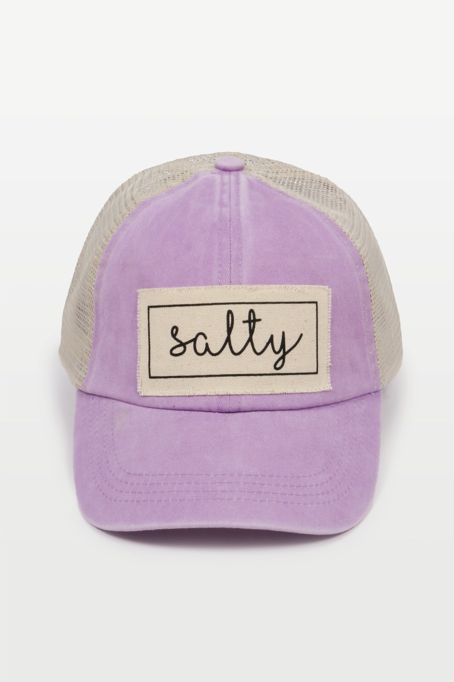 Salty Canvas Patch Mesh Back Baseball cap