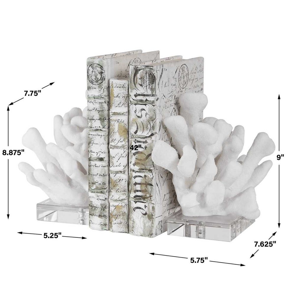 Charbel Coral Bookends