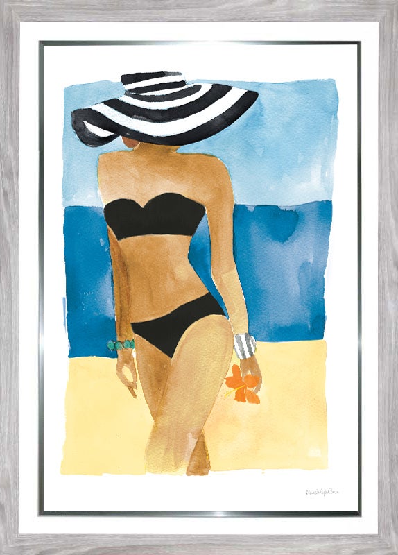 Bikini Days Driftwood Frame 24x36