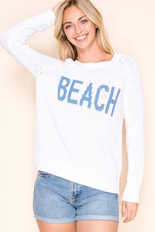 BEACH Knit Pullover