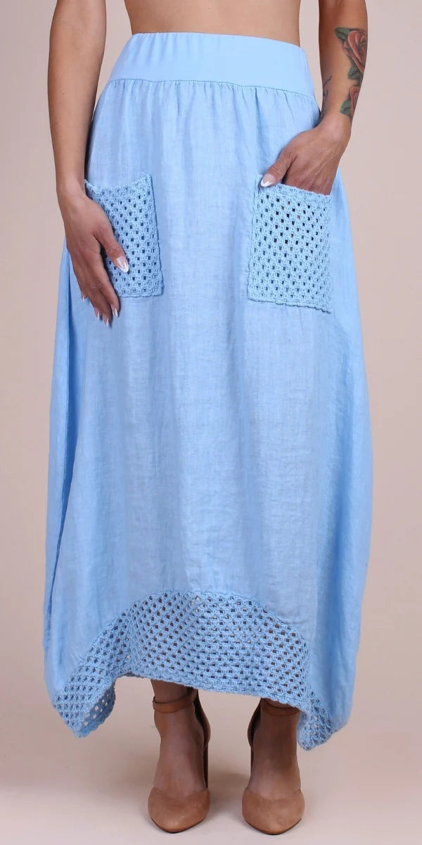 Primavera Linen Skirt
