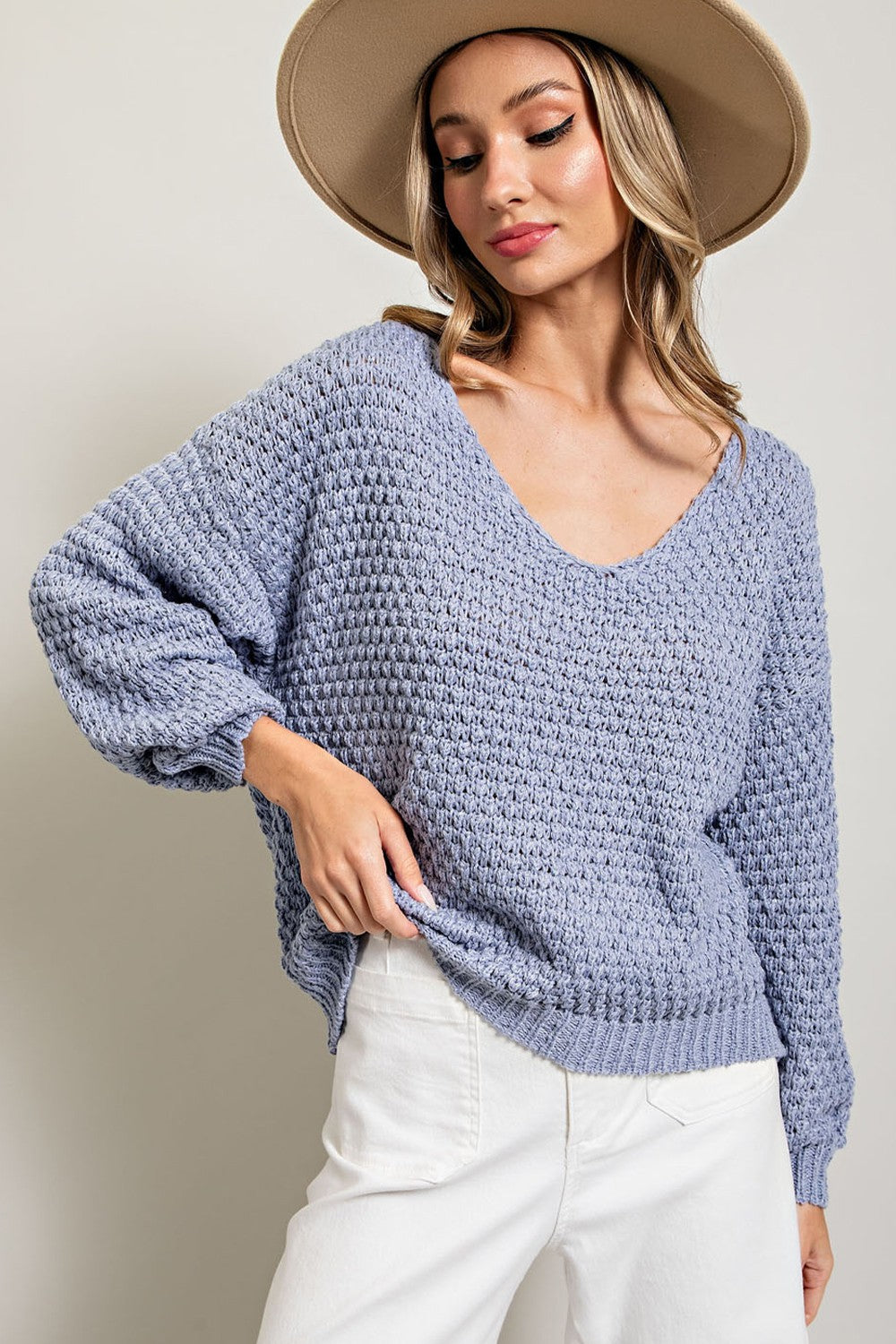 OFF SHOULDER KNIT TOP