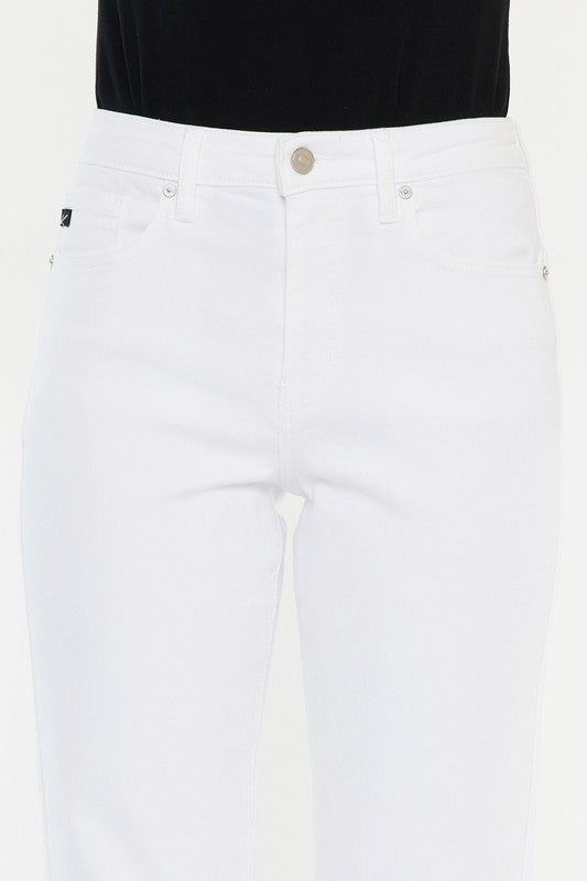 High high-rise cropped Straight jeans