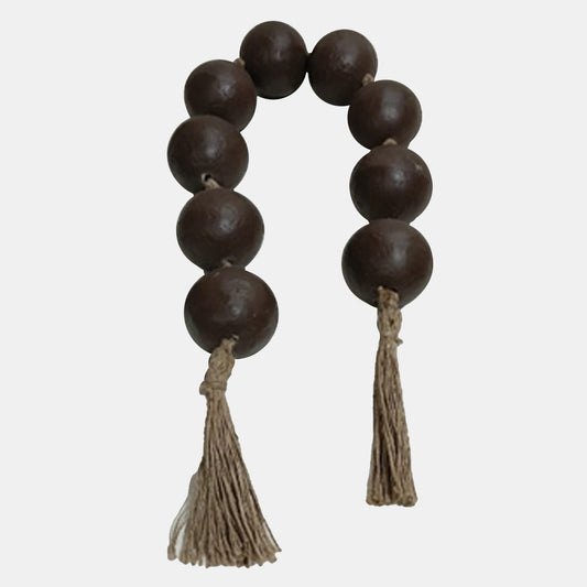 Bead Garland, Brown-44x3"