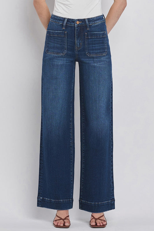 High Rise Wide Trouser Jeans