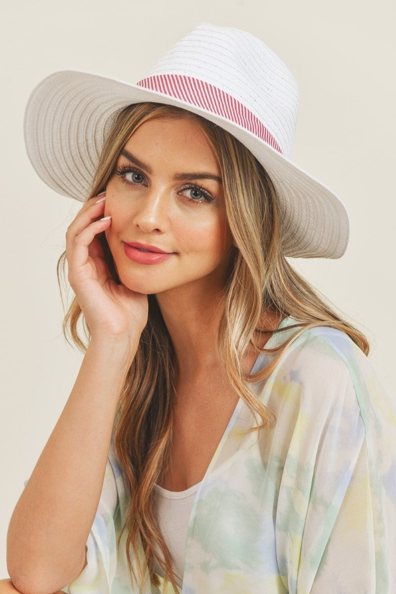 Straw Hat with Bow