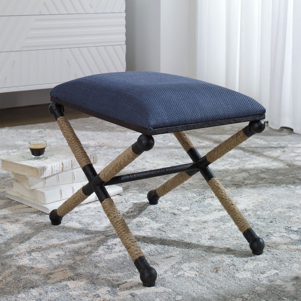Navy Firth Small Bench - Special Order Only