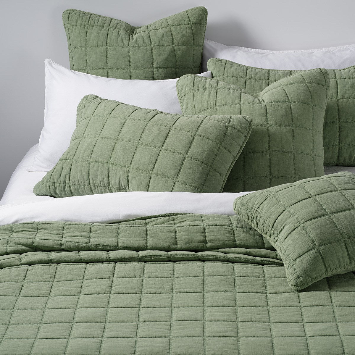 Corduroy Sage Quilt (King)