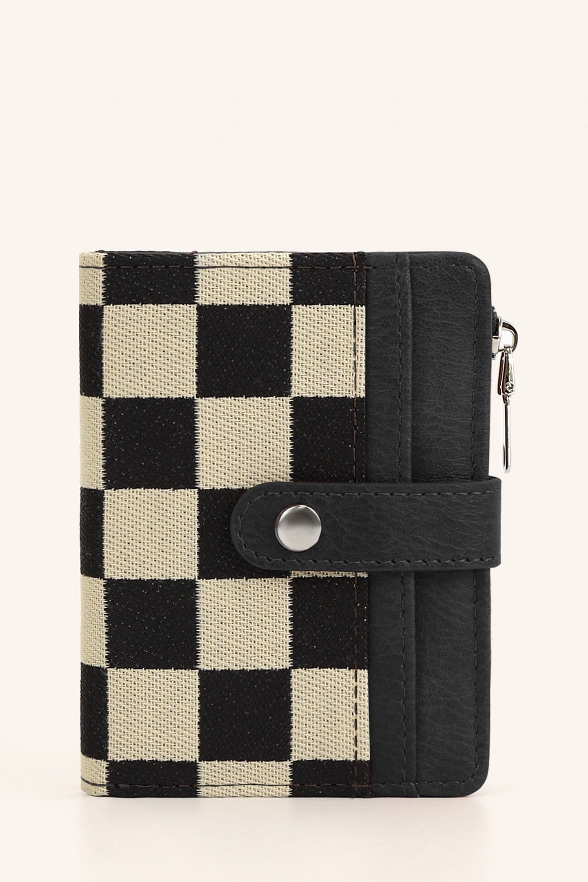 Wilma Mixed Media Fold-over Wallet