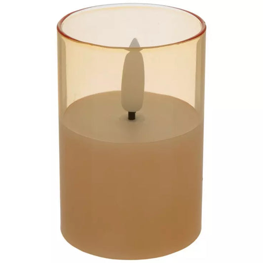 Glass LED Container Candle