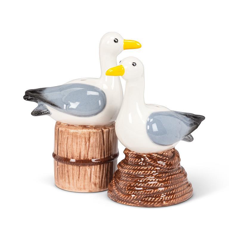 Perching Seagulls Salt & Pepper