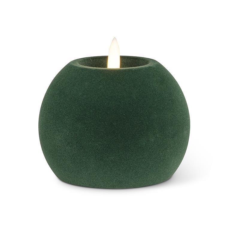 Velvet LED Ball Candle