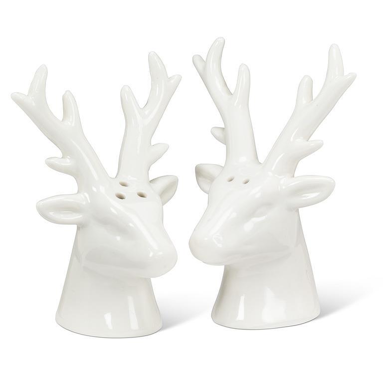 Simple Stag Head Salt & Pepper