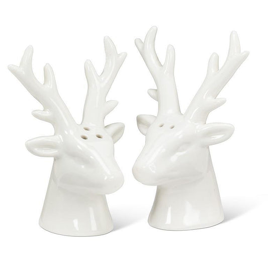 Simple Stag Head Salt & Pepper