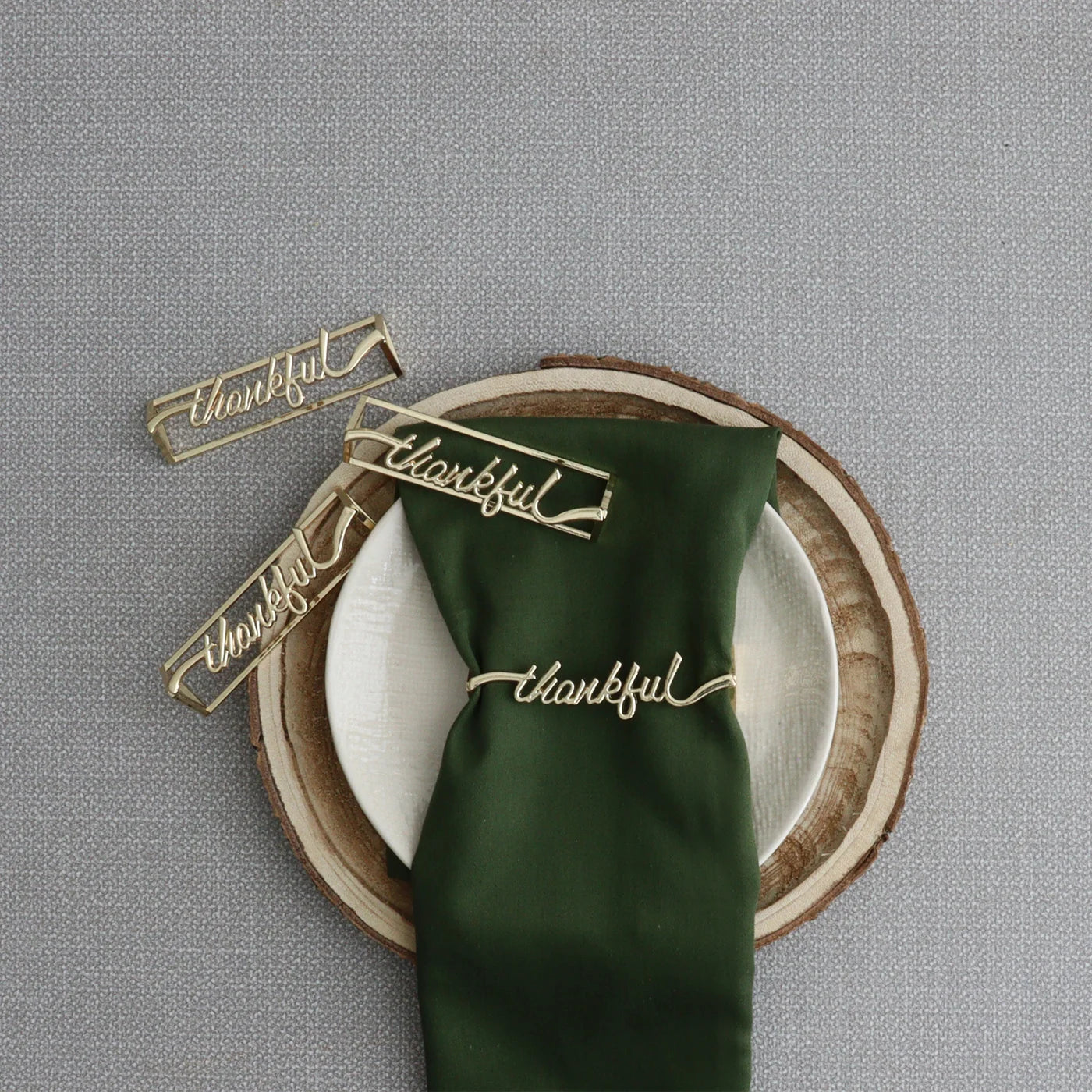 Thankful Napkin Rings