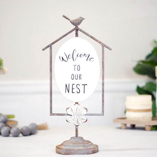 Iron Welcome Table Sign