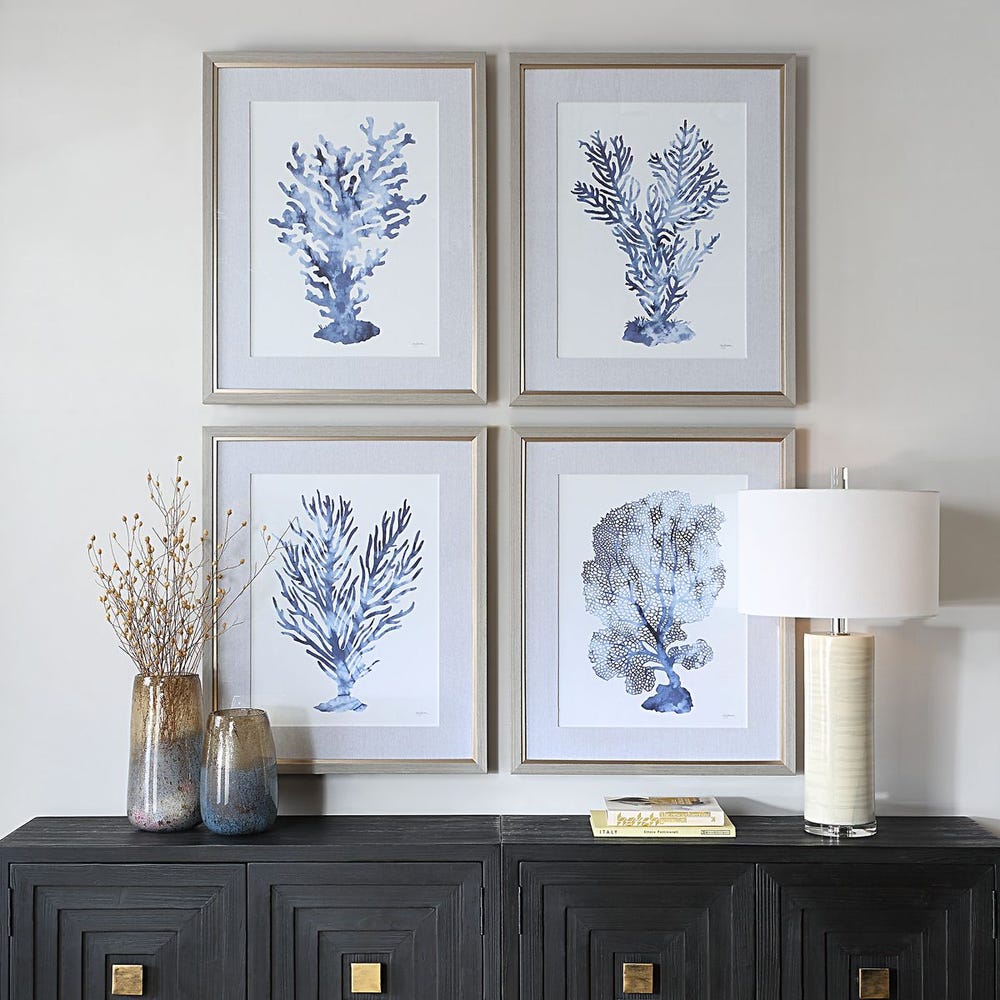 Coral Framed Wall Art