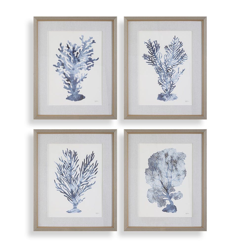Coral Framed Wall Art