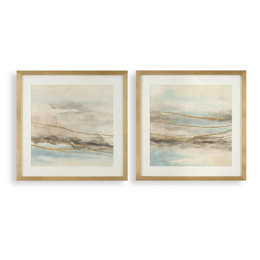 Glacial Coast Framed Print