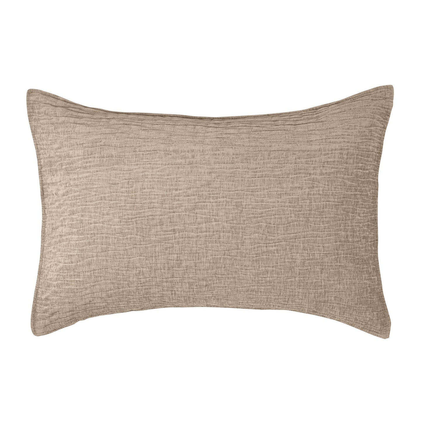 Taupe king sham 20 x 36