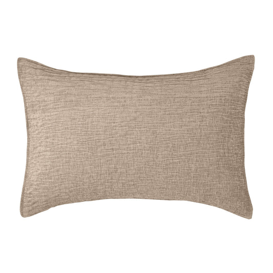 Taupe king sham 20 x 36