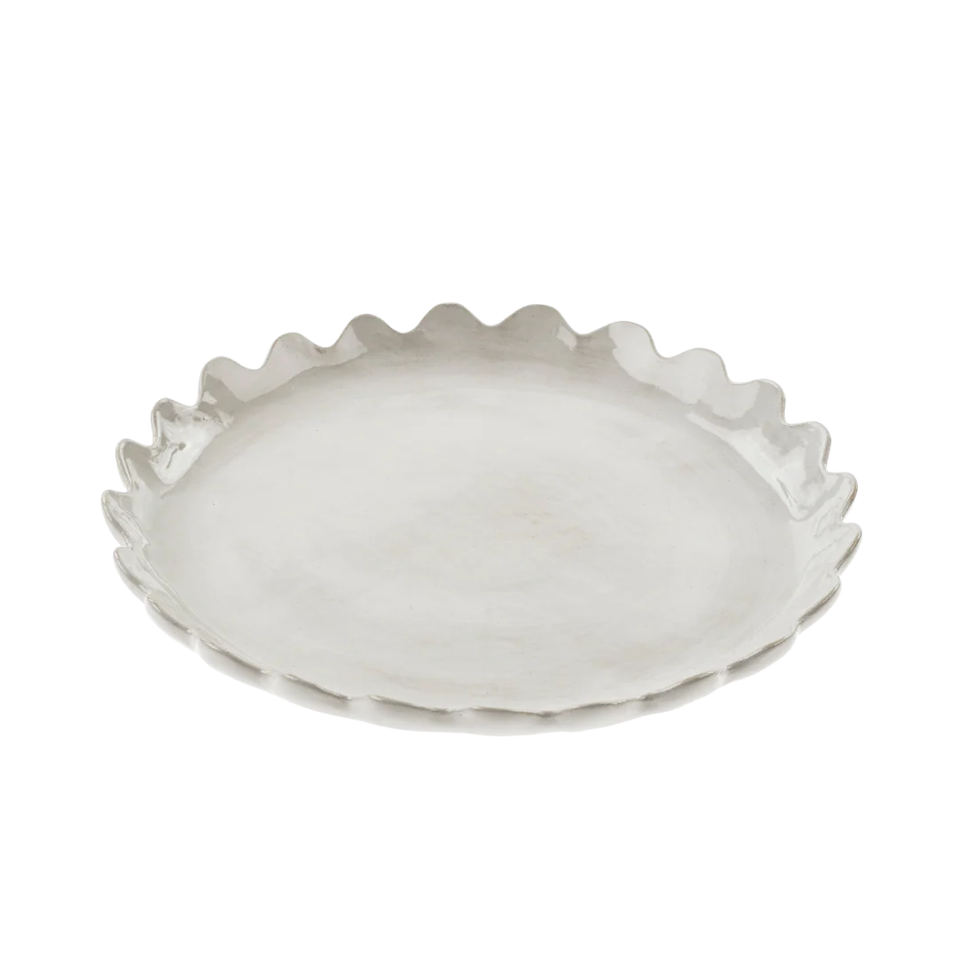 Scalloped Plate