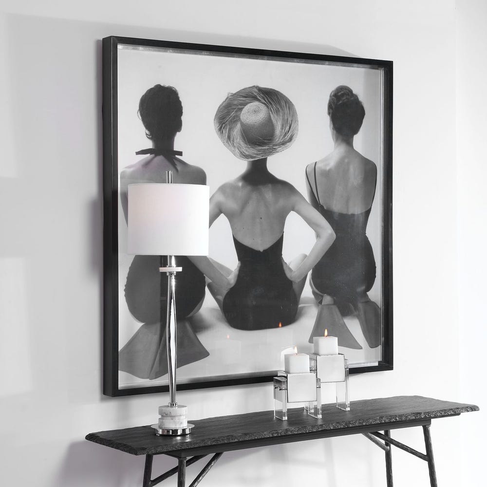 1959 Classic Black Swimwear Art