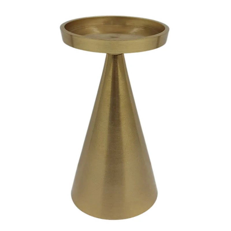 Gold Candle Pillar