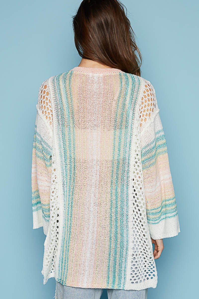 Open cardigan,