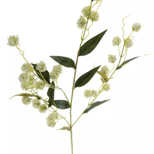 White Wildflower Stem 42 inches
