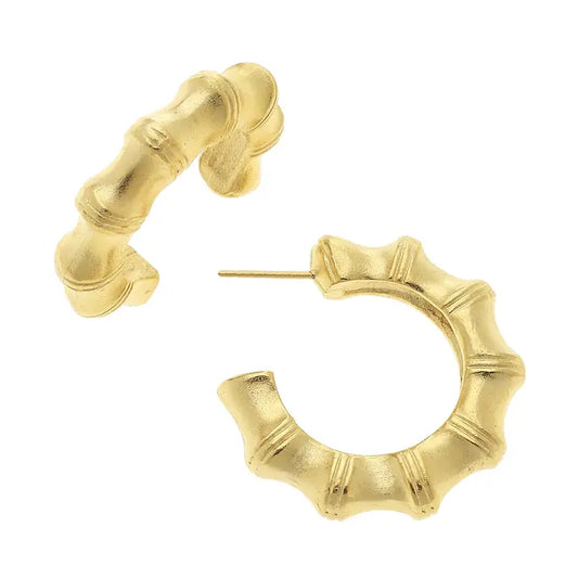 Handcrafted hoop earrings