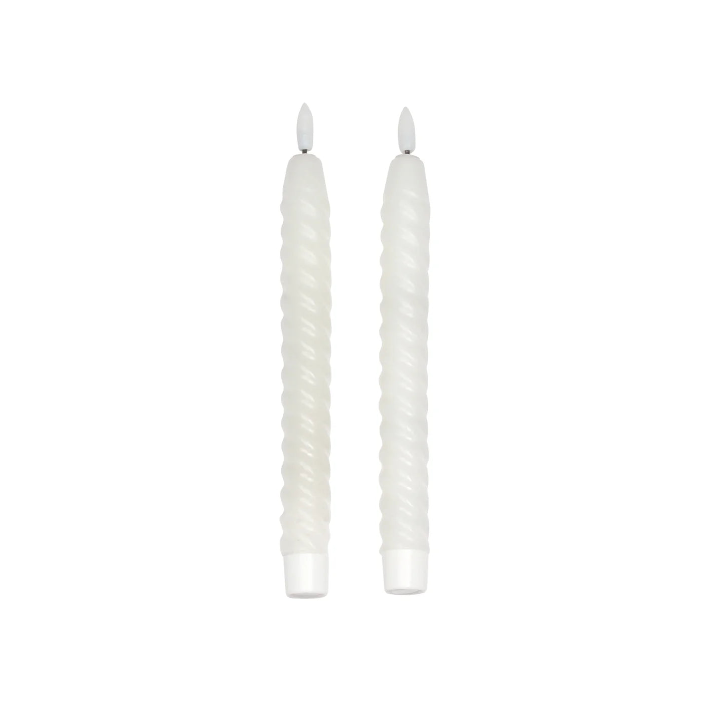 LED taper candles.