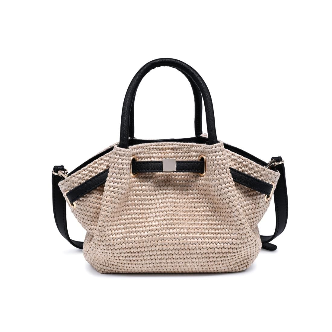 Selena Straw Mini Crossbody Bag