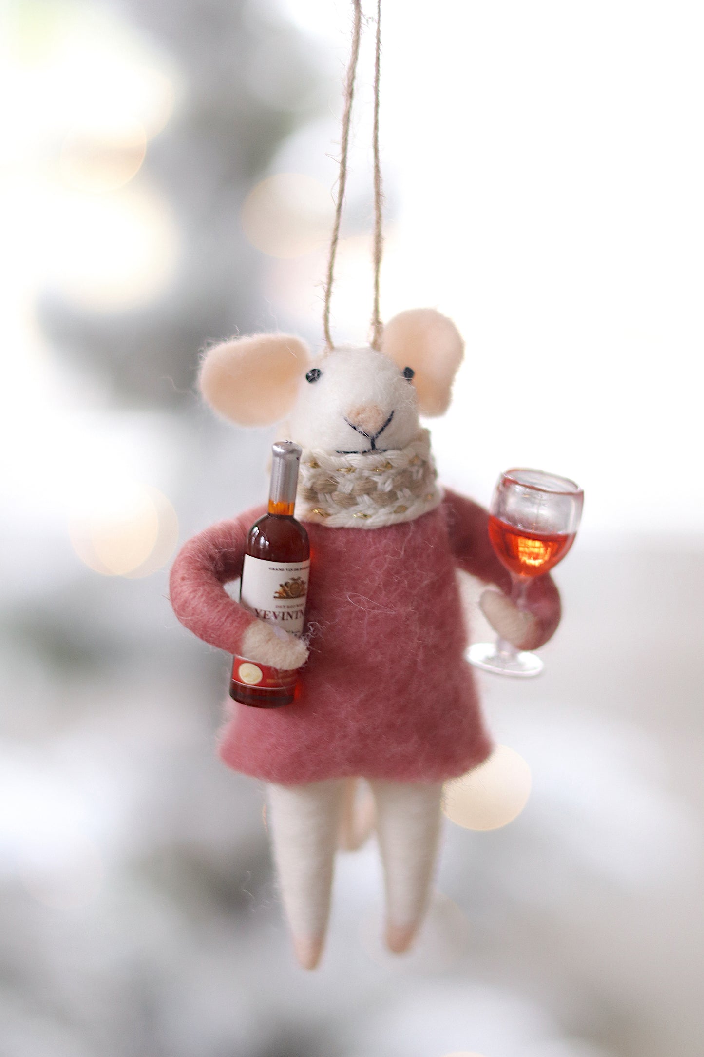 Merlot Millie Mouse Ornament