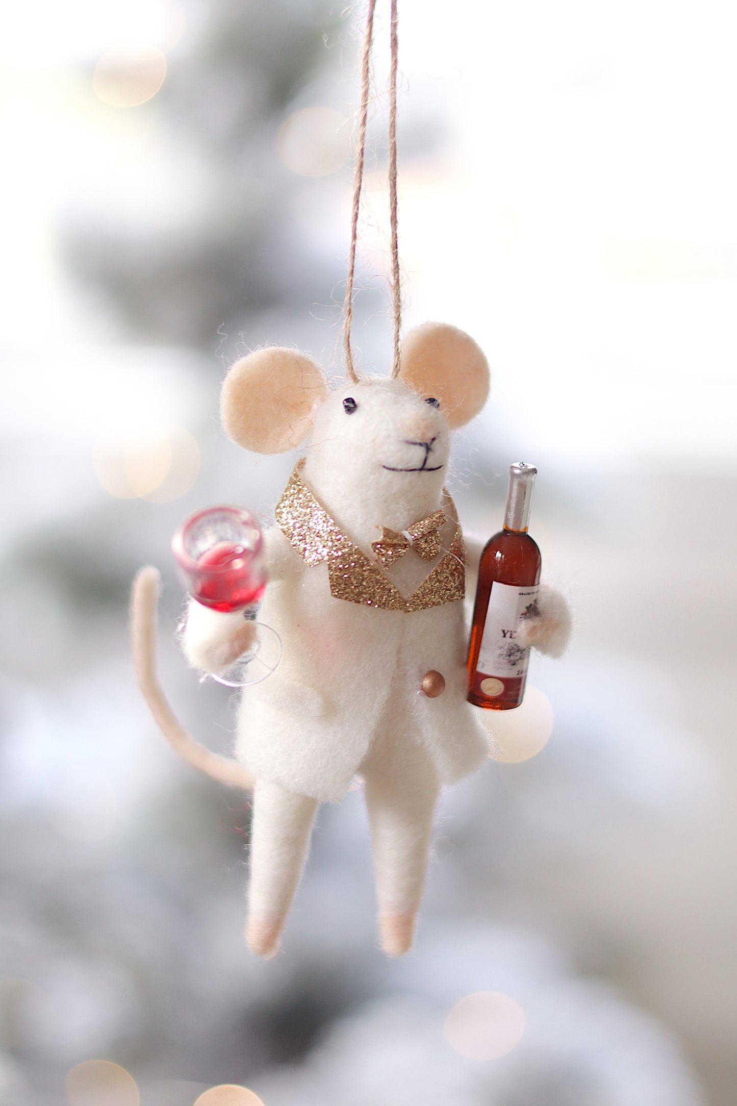 Cheers To You Chuck Mouse Ornament
