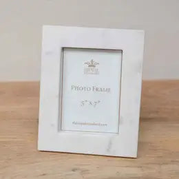 Marble Photo Frame White 5x7