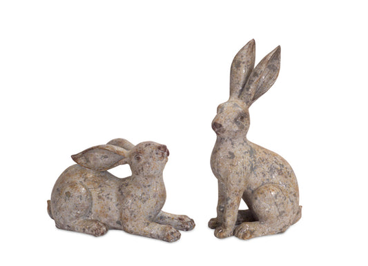 Rabbit figurines 2 sizes